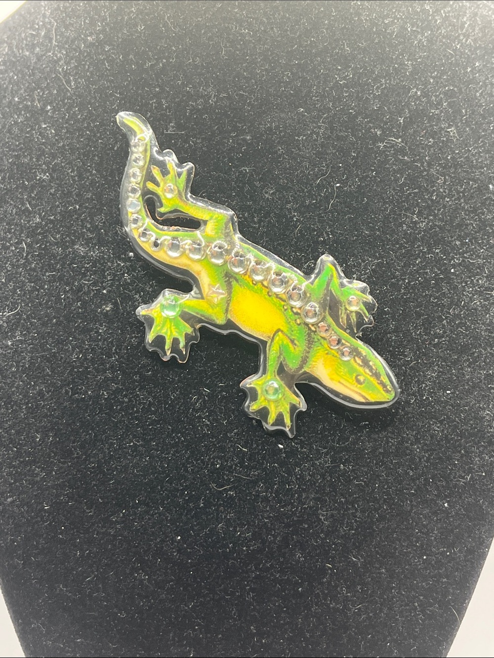 RARE Designs From The Deep Decoupage Gecko Pin 3"